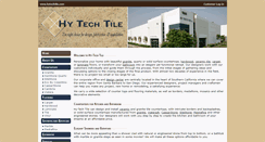 Desktop Screenshot of hytechtile.com